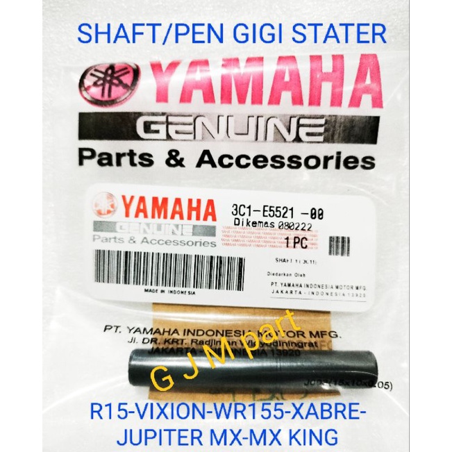 SHAFT AS PEN GIGI GEAR STATER YAMAHA R15 VIXION LAMA JUPITER MX VIXION NEW NVL NVA XABRE MX KING WR1