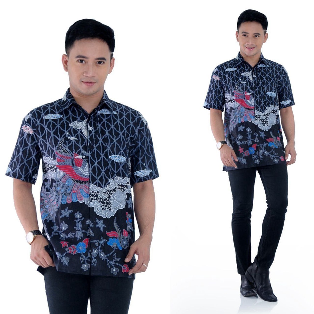 GROSIR BATIK HEM PRIA LENGAN PENDEK BAHAN ADEM &amp; NYAMAN DIPAKAI