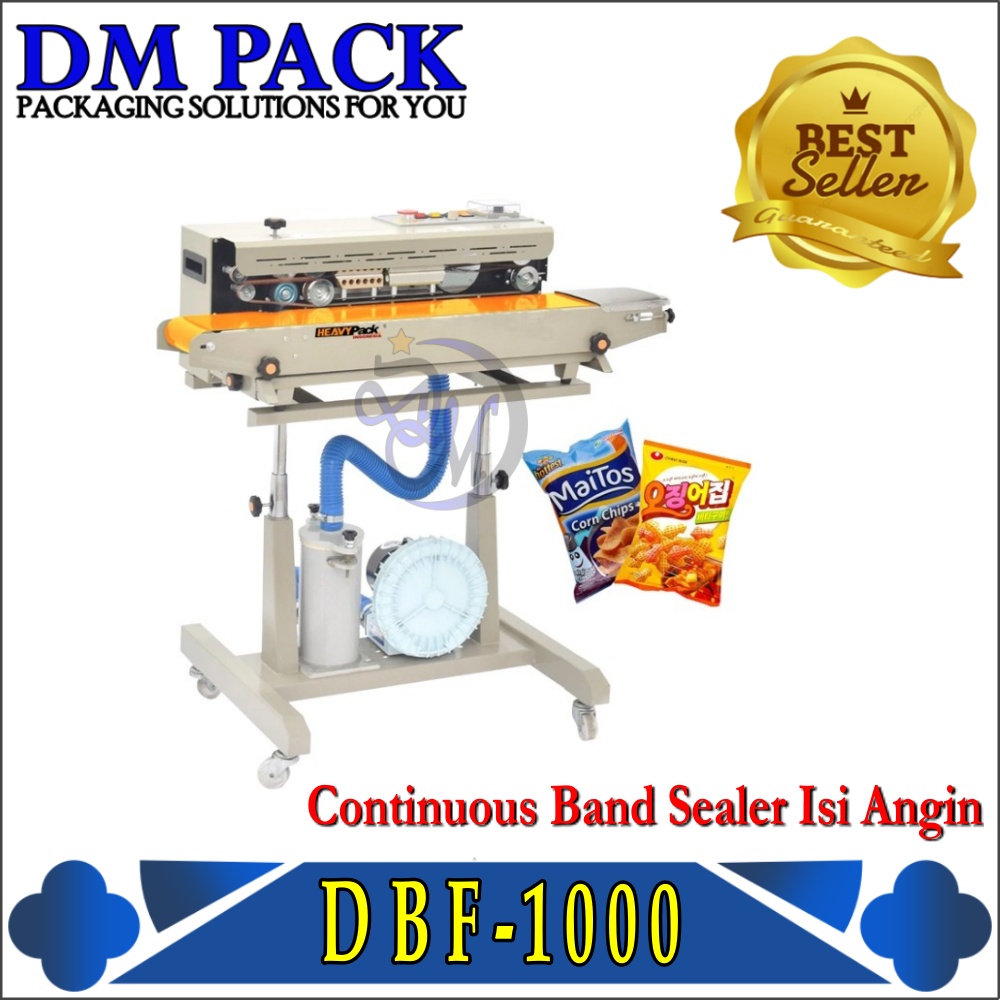 DBF-1000 HEAVYPACK Continuous Band Sealer Isi Angin DBF 1000 with Gas Filling