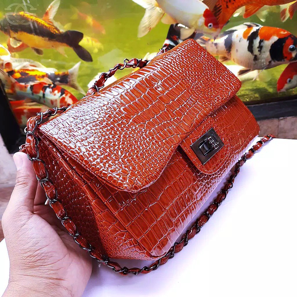 AKACI Fashion Croco 05-6581 Tas Selempang Wanita Murah Grosir