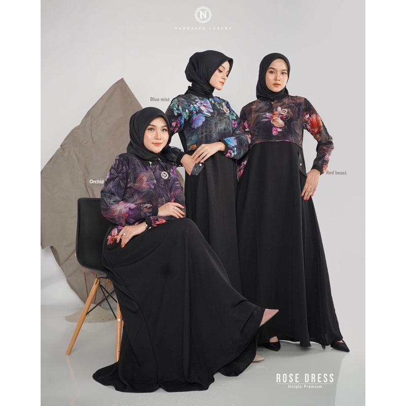 SPECIAL PRICE  ROSE DRESS BY NADHEERA LUXURY || ANIIE GALERY