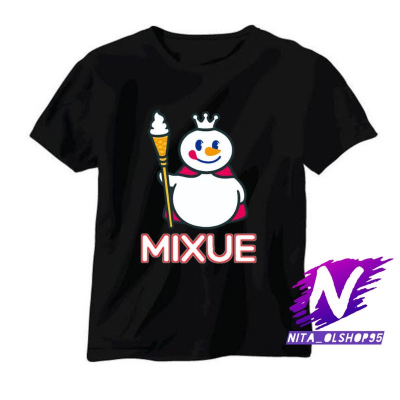 kaos anak baju anak mixue