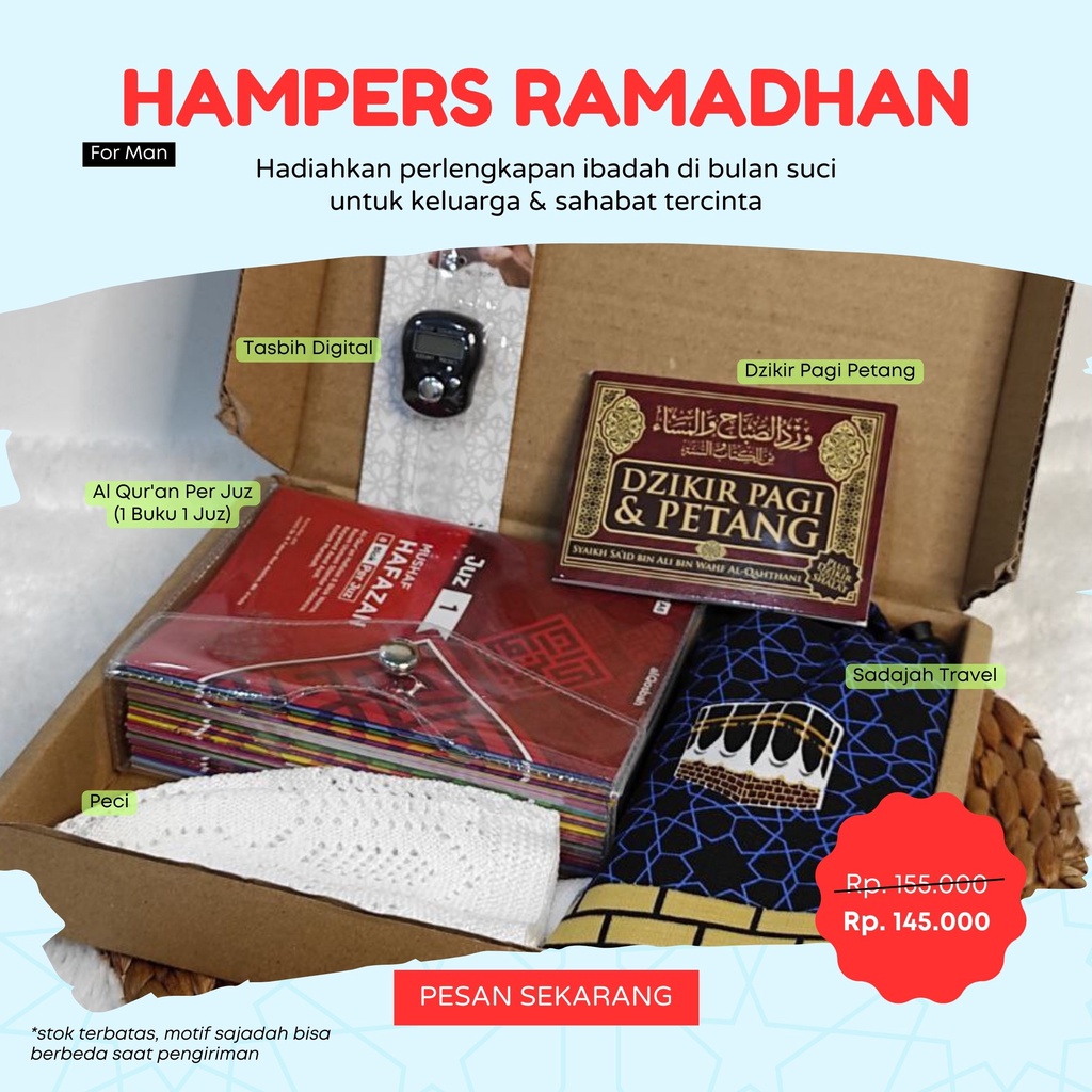 

Hampers Ramadhan / Bingkisan Ramadhan untuk Muslim