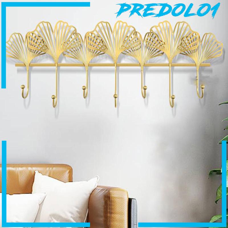 [Predolo1] Coat Hook Gantungan Baju Tempel Dinding Daun Aureate Gantungan Kunci Untuk Handuk