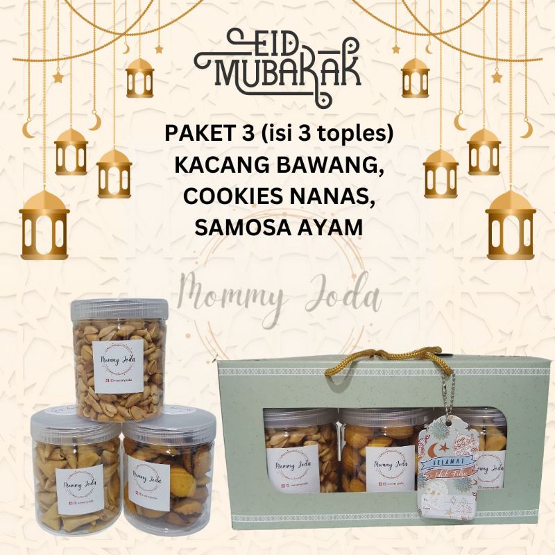 

hampers lebaran idul fitri kue kering permen jelly paket 3