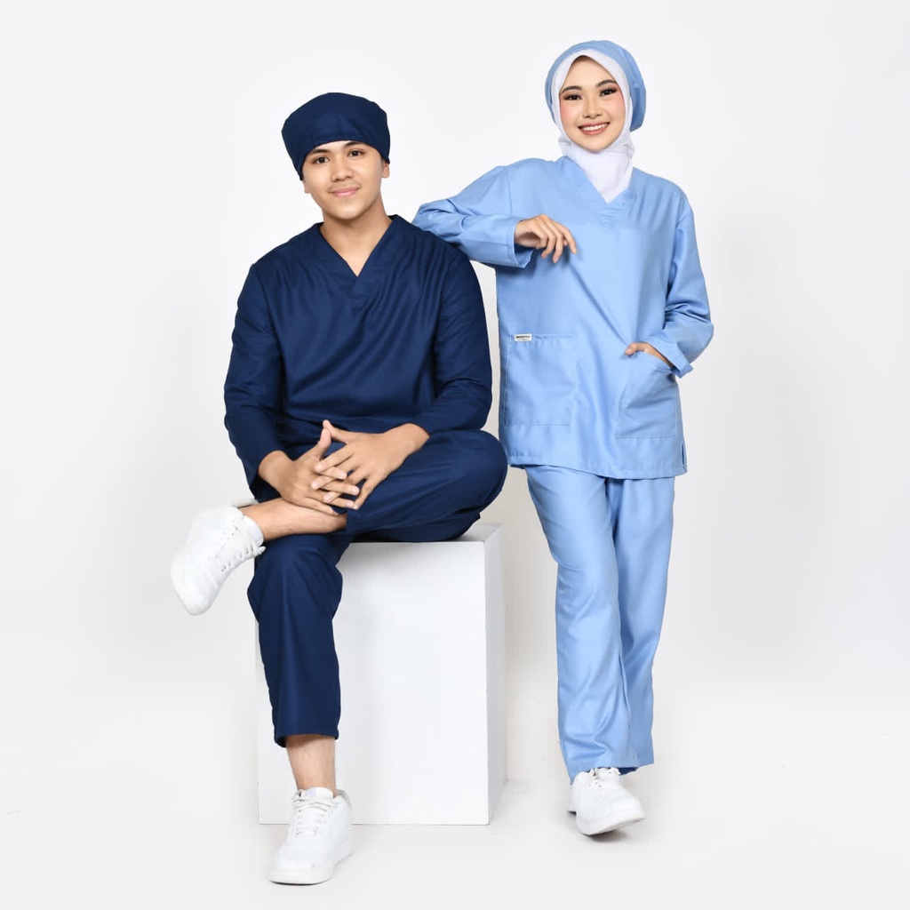 baju ok baju Oka baju jaga scrub medis