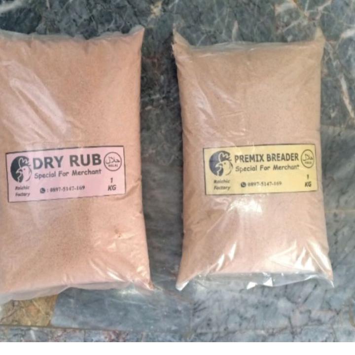 

❉ Bumbu Biang Fried Chicken 1kg : 20kg Tepung / Bumbu Premix Raichic / Bumbu Tepung Kentucky ➻