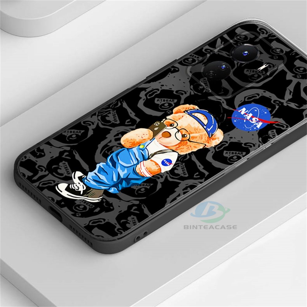 Huawei P30 Lite Nova 5T Nova 3i Nova 7i Y6P Y7A Y6 Pro Y7 Pro 2019 Y9S Kartun Koboi Muppet Bear Silikon Casing Ponsel Binteacase