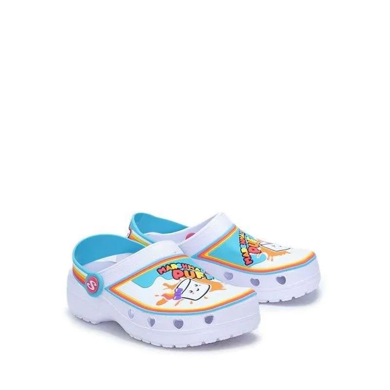 Skechers sweet splash white multi sale 70%