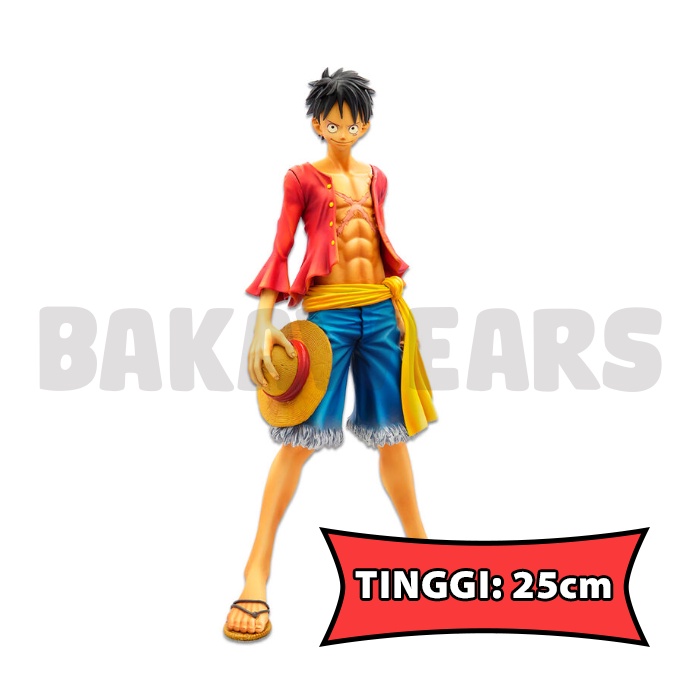 Figure Pajangan Anime One Piece: Monkey D. Luffy 25 cm (Bakawears)