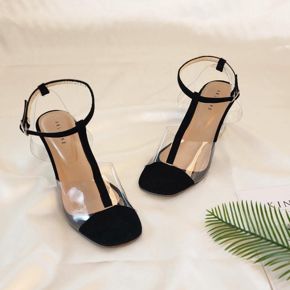 Big Sale Arlaine - Santana Hh Heels Wanita / Heels Kaca / Sandals Heels Wanita / Heels Tali / Heels 