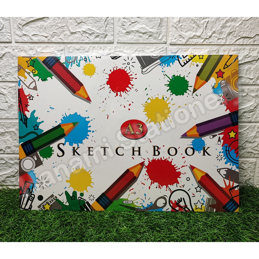 

Kiky Sketchbook / Buku gambar sketsa A3