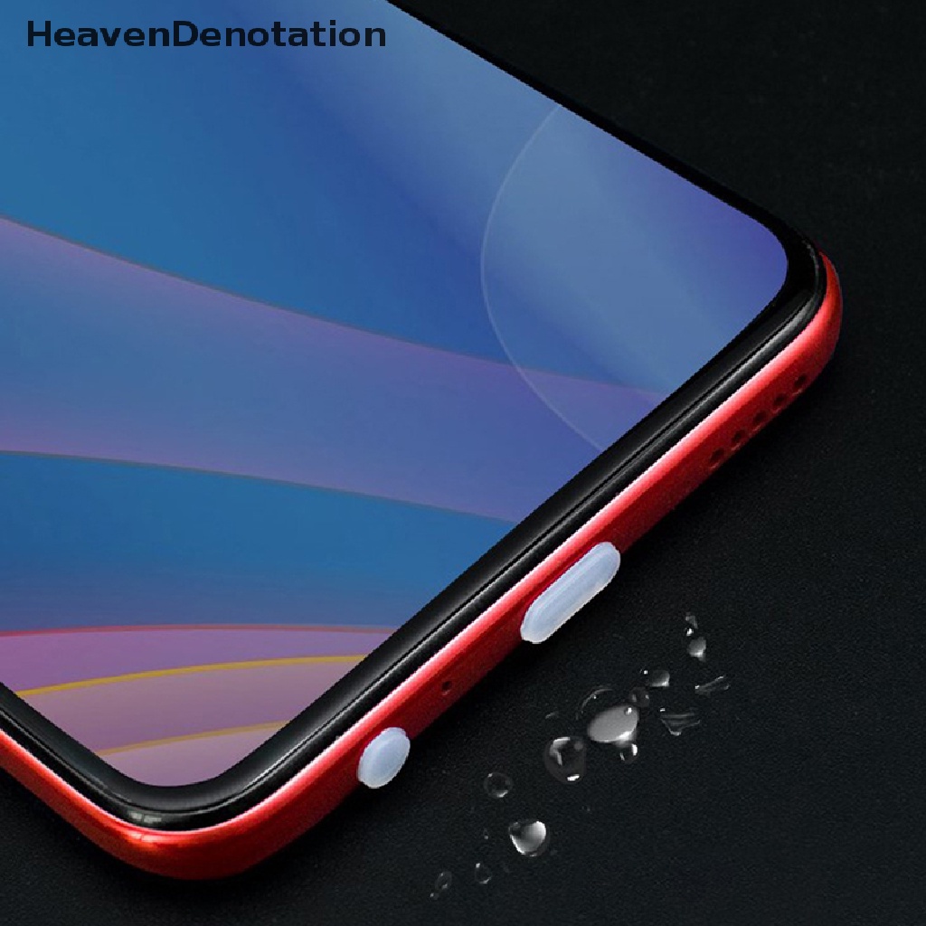 [HeavenDenotation] 10pcs Type-C Plug Debu USB Charging Port Protector Penutup Silikon Untuk Aksesoris Telepon HDV