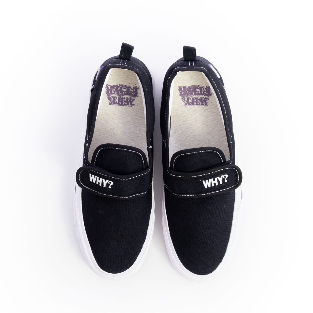 Sepatu Why Footwear - Slip On Ganciet BW