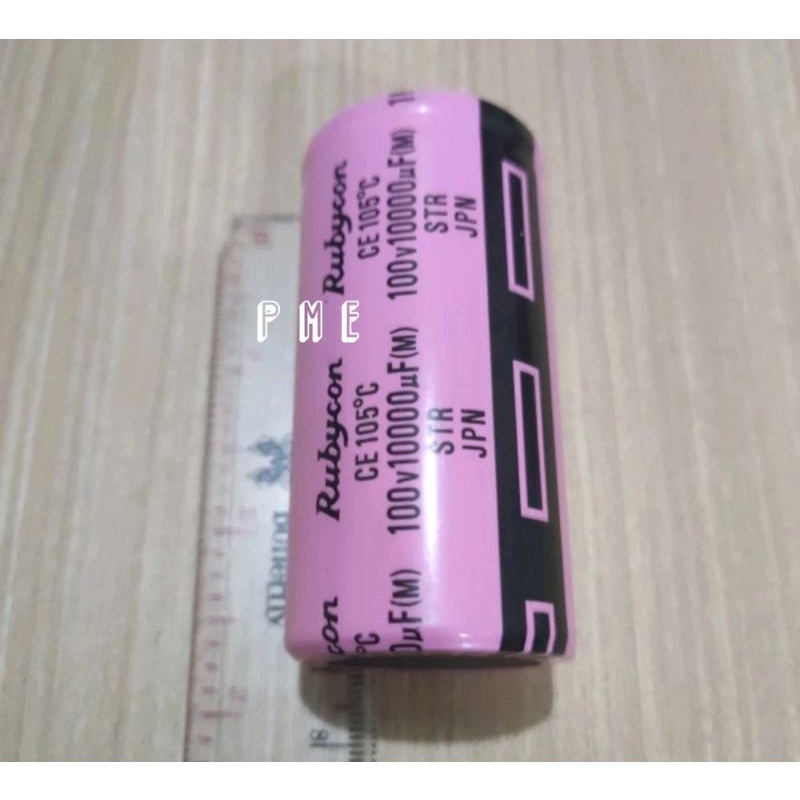 ELCO ROBYCON BLACK PINK 10000UF 100VOLT