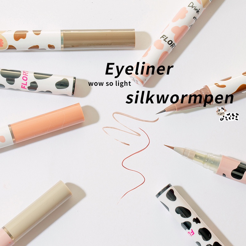 【COD】Eyeliner Pen Liquid No-Smudge Waterproof Long-lasting Silkworm Eyeliner Beauty Makeup Korean Original Import-CH