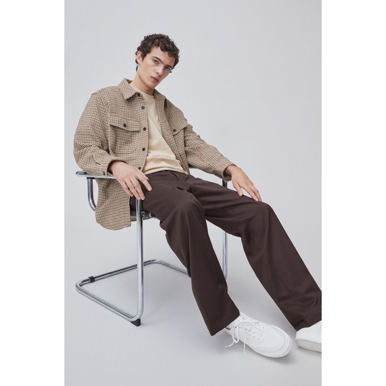 H&amp;M Celana Panjang Kantor Pria Relaxed Fit HM Original