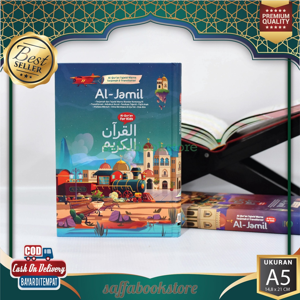 Al Quran Tajwid Warna Dan Terjemahan for Kids Al Jamil A5 Terjemahan Tajwid Berwarna & Latin Perayat