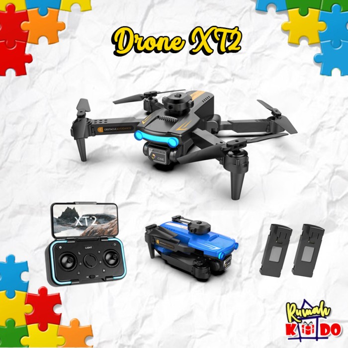 Terlaris Drone Xt2 Double Camera Multi Angle View