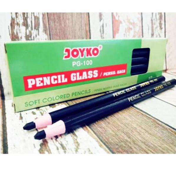 

Ready Promo Pensil Kaca HITAM Pencil Glass Joyko Dermatograph PG 100