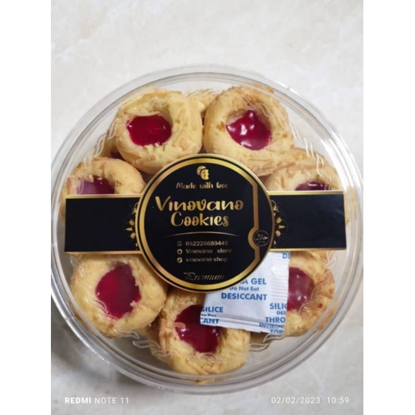 

thumbprint/strawberry cheese thumbprint enak murah