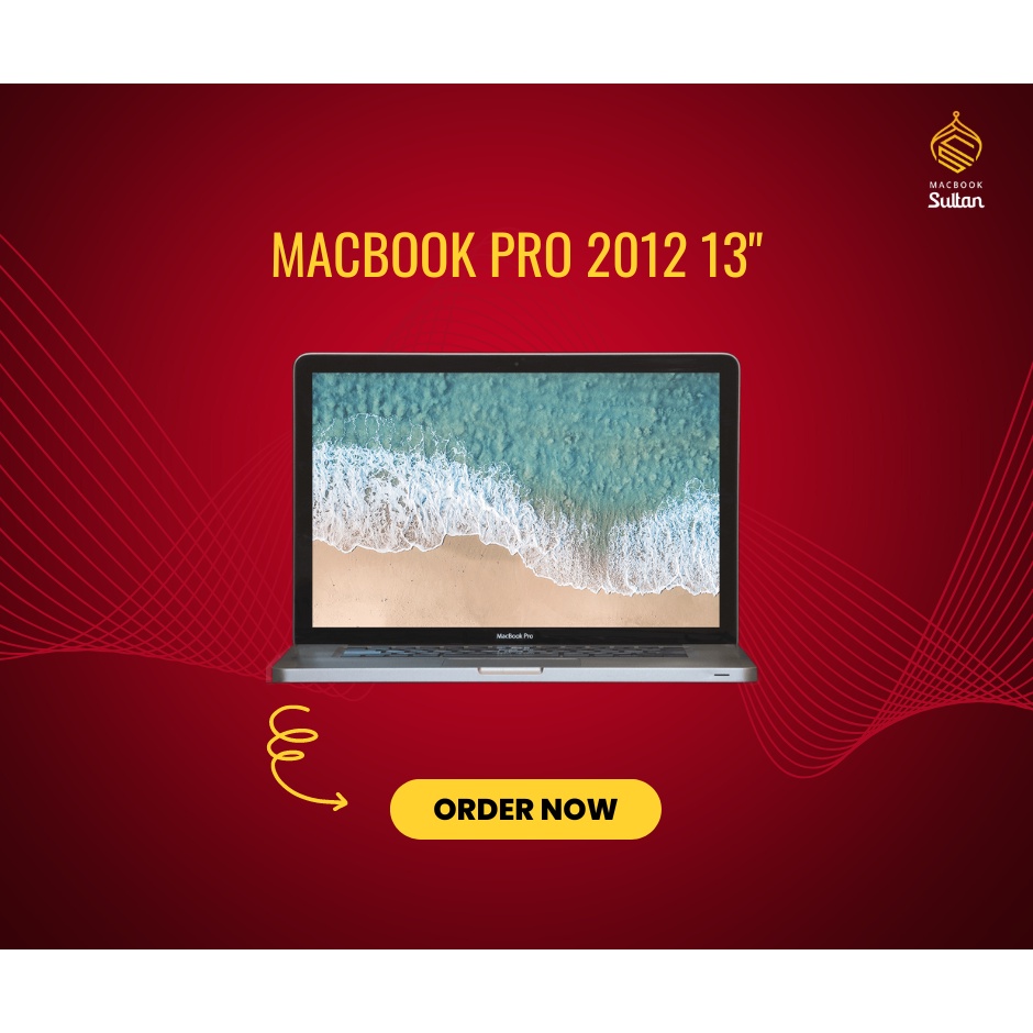 Macbook Pro 2012 MD101 13" Inch RAM 4/8GB SSD 128/256/512GB Original 100% Second Laptop Apple Termur