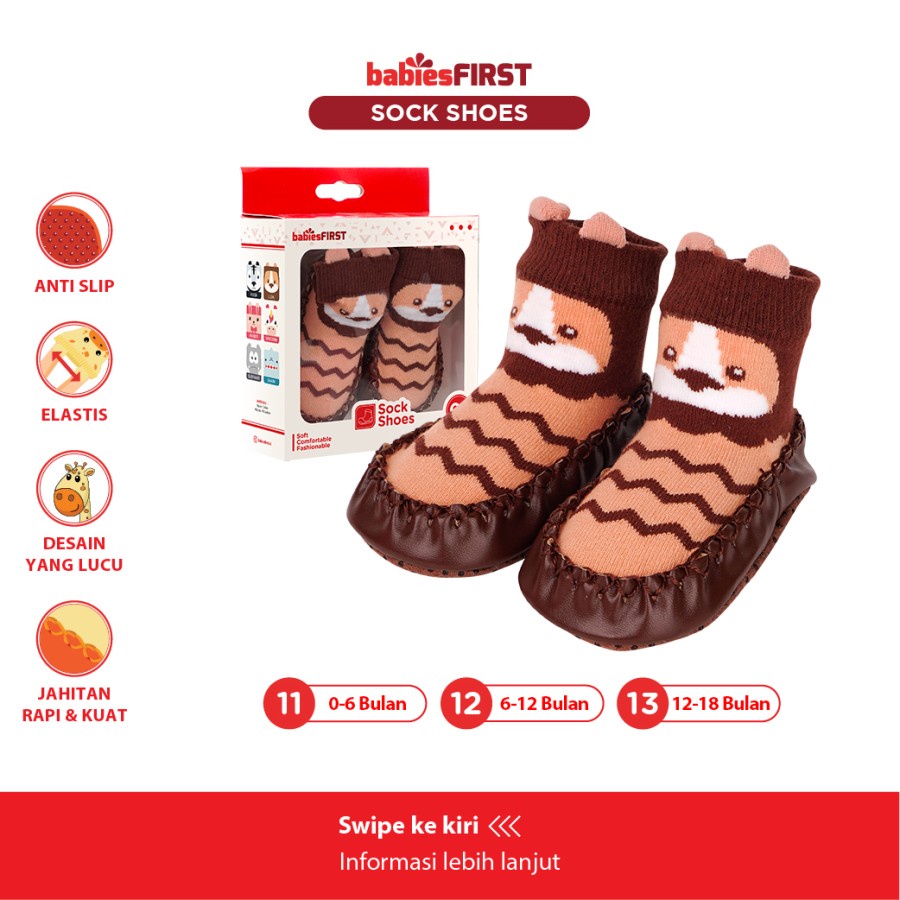 BABIESFIRST Shoe Socks Sepatu Kaos Kaki Bayi  Prewalker Booties Baby