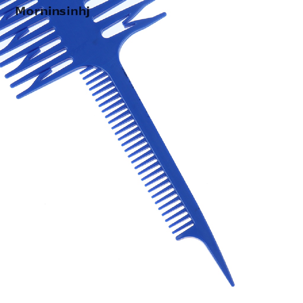 Mornin Sisir Pewarna Ekor Pro-Hair Highlighg Comb Anyam Cutg Combs Salon Rambut id