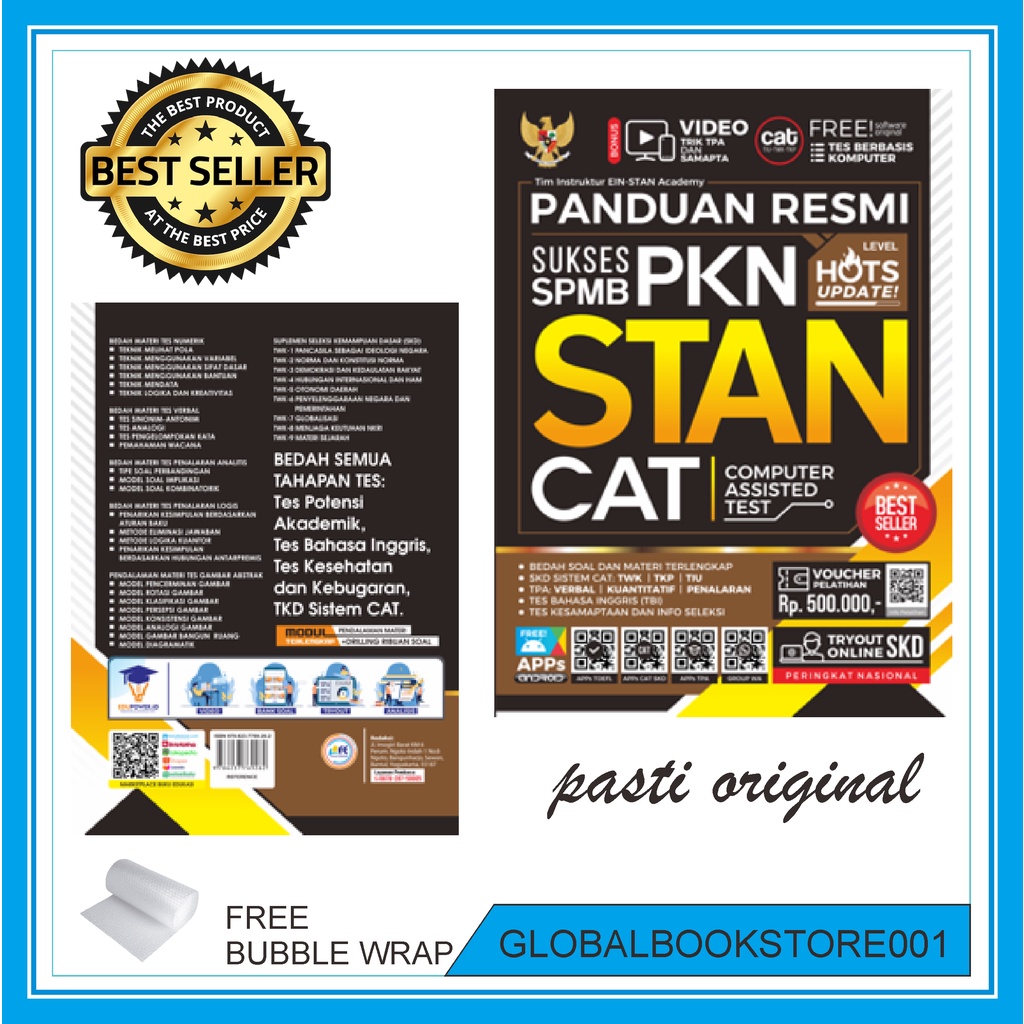 BUKU STAN PANDUAN RESMI SUKSES SPMB PKN STAN CAT 2023
