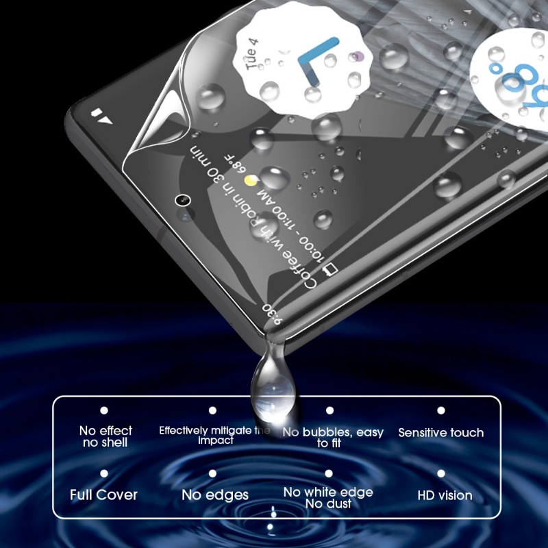 Mudah Dibersihkan Perlindungan Layar Aksesoris Anti-fingerprint Water Condensation Film Ultra-Tipis TPU Film Telepon Kualitas Tinggi Frosted Hydrogel Film Untuk Samsung Galaxy S23 Series