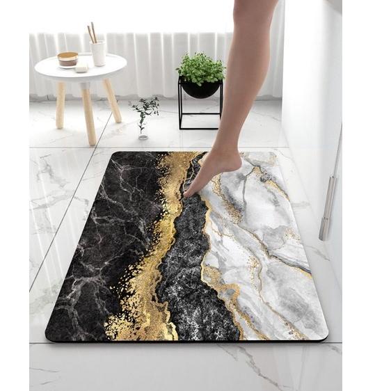 ➥ Keset Gulung Soft Diatomite/ keset marble / keset marmer /  Gulung Cepat Meresap anti slip anti ai