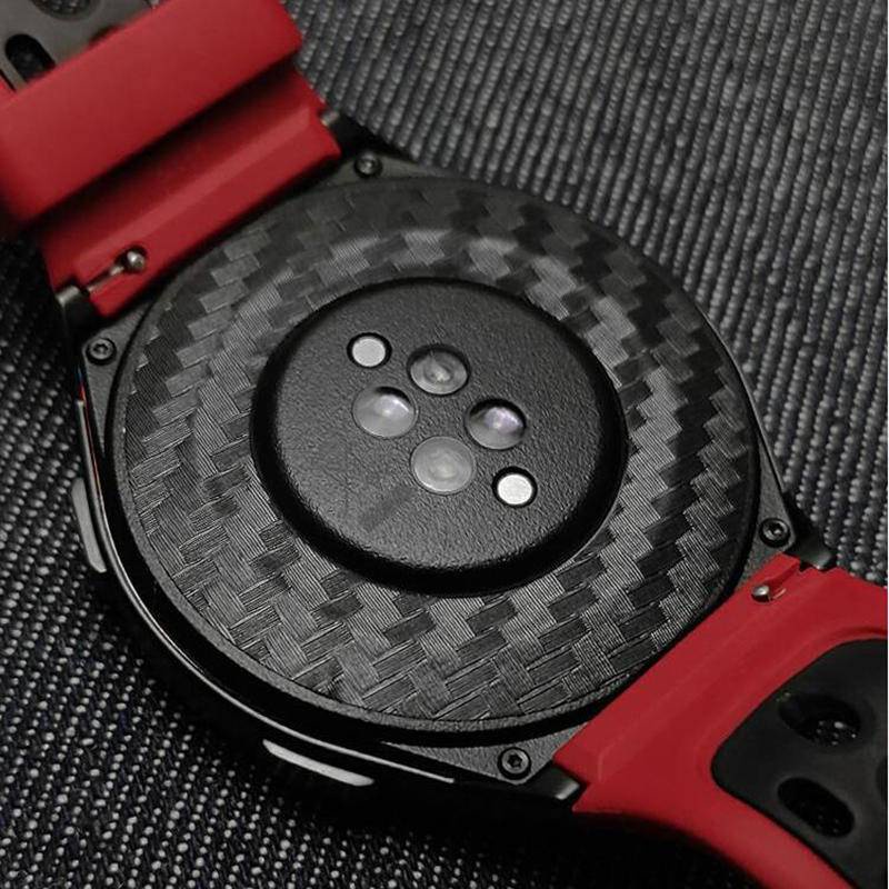 Untuk Huawei GT2 GT3 Pro 46mm Carbon Fiber Back Film Sticker Film Pelindung Layar Untuk Huawei Magic2Watch 3 Pro 46mm