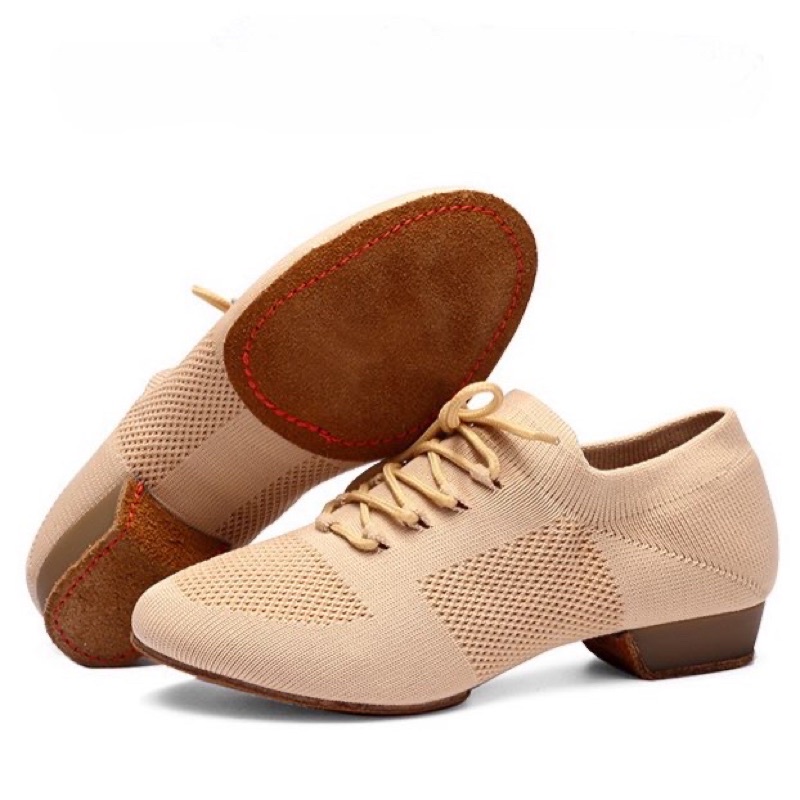 JAZZY - Sepatu Dansa / Line Dance Lentur Alas Suede