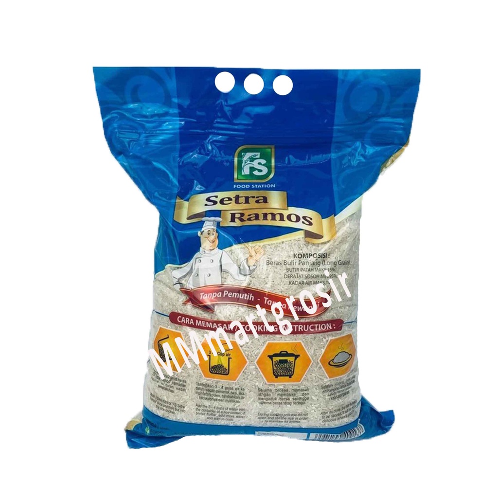 BERAS SETRA RAMOS FOOD STATION 5KG