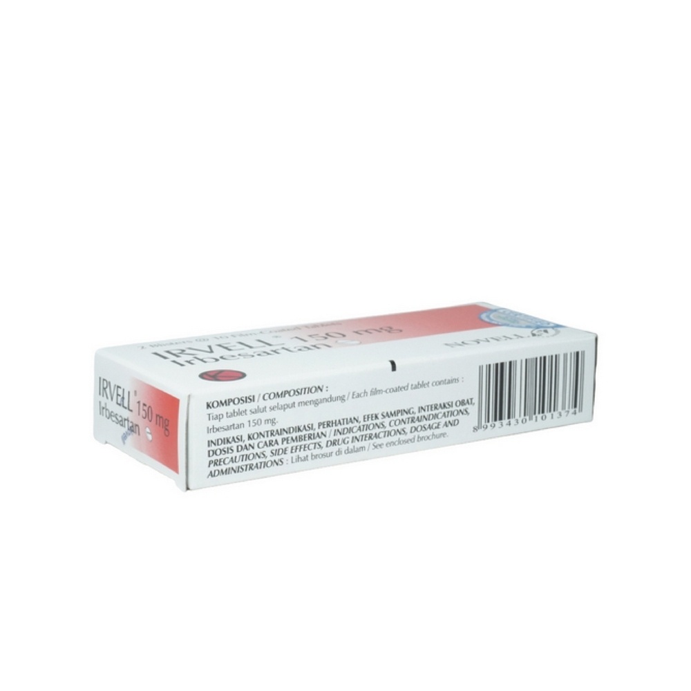 IRVEL 150 MG/IRBESARTAN 150 MG/OBAT ANTI HIPERTENSI/DARAH TINGGI