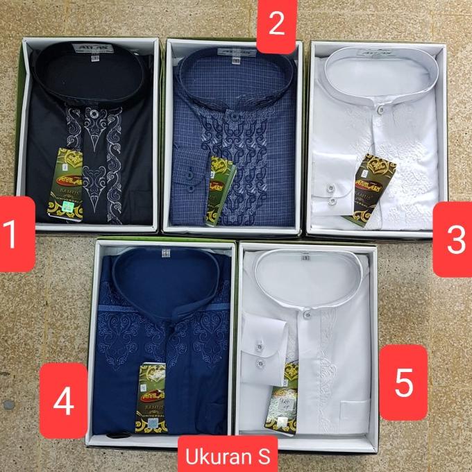 Baju Koko Atlas lengan panjang original ukuran S