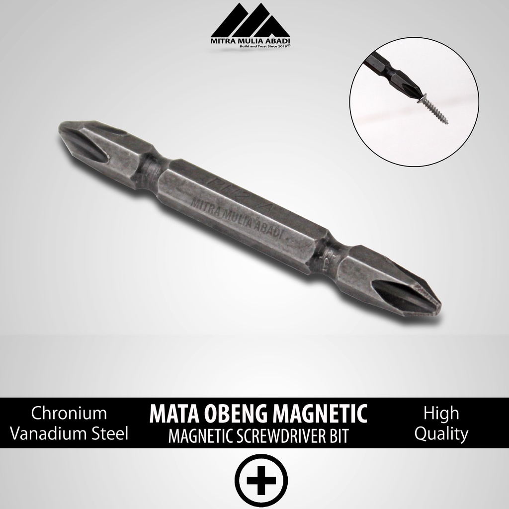 Mata Obeng Plus Magnetic | Magnetic Nut Setters Chronium Vanadium Steel