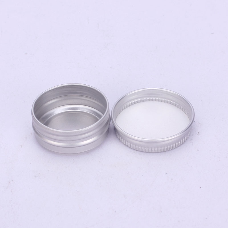 Kaleng Kotak Aluminium Bulat/Screw Top Lid Storage Beard Lip Balm Oil Craem Kaleng Kosong