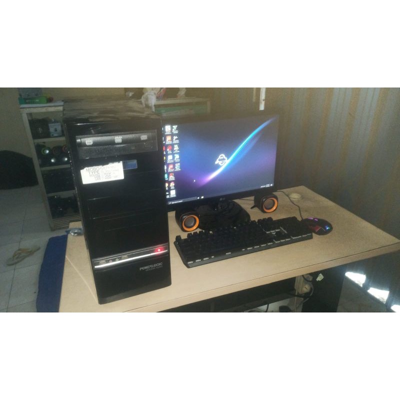 Komputer Core i3 7100 DDR 4 Gen 7 Game&amp;Edit Fullset Siap Pakai