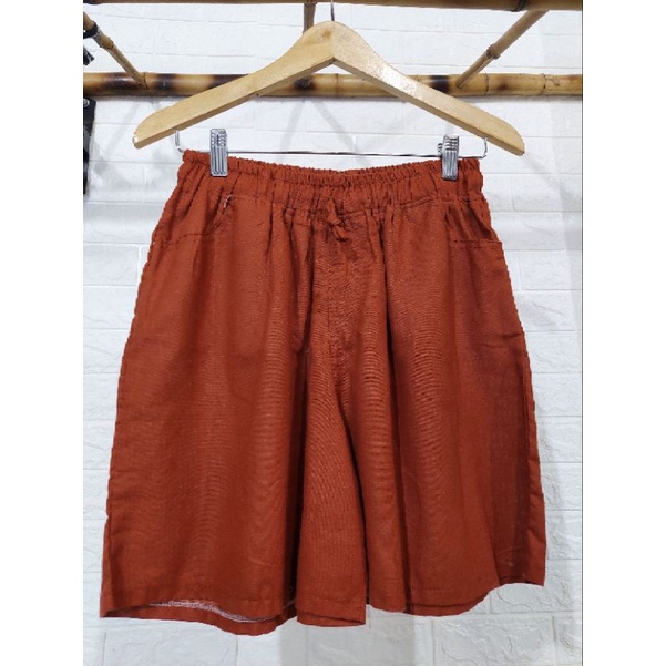 Celana Pendek Hotpants Katun Rami Jumbo Nyaman || Hotpants Katun Rami Jumbo Tidak Luntur Nyaman
