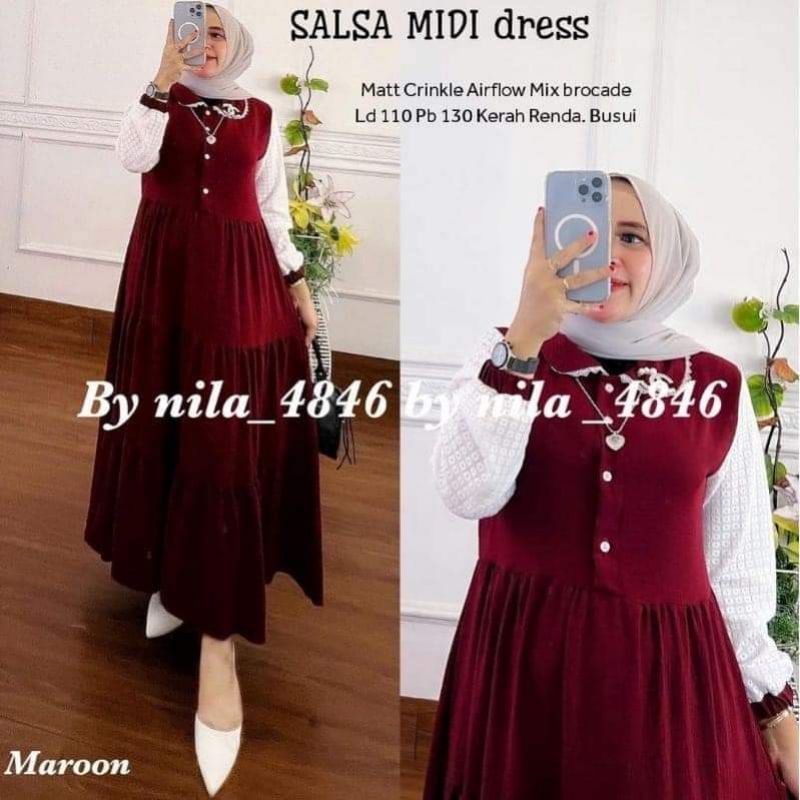 Salsa Midi Dress by Nila