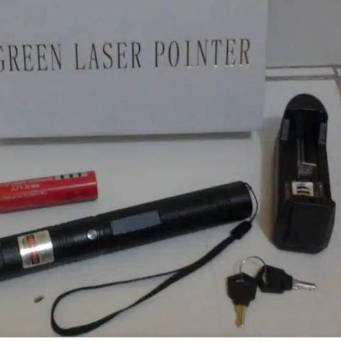 ℗ Laser Pointer Hijau Recharge 303 10KM Terjauh Jarak Jauh Laser Ijo Leser Pointer ✸