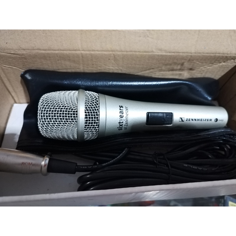 Microphone MIC Cable KARAOKE PROFESIONAL mic ZEnnheiser 945