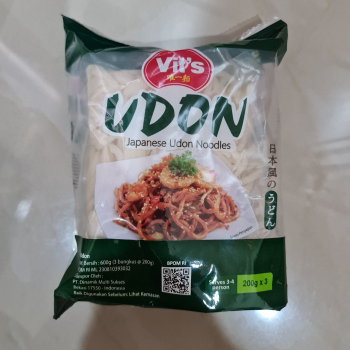 Mie mi udon multipack halal instan instant mentah noodle Vit's Vits 600 Gram