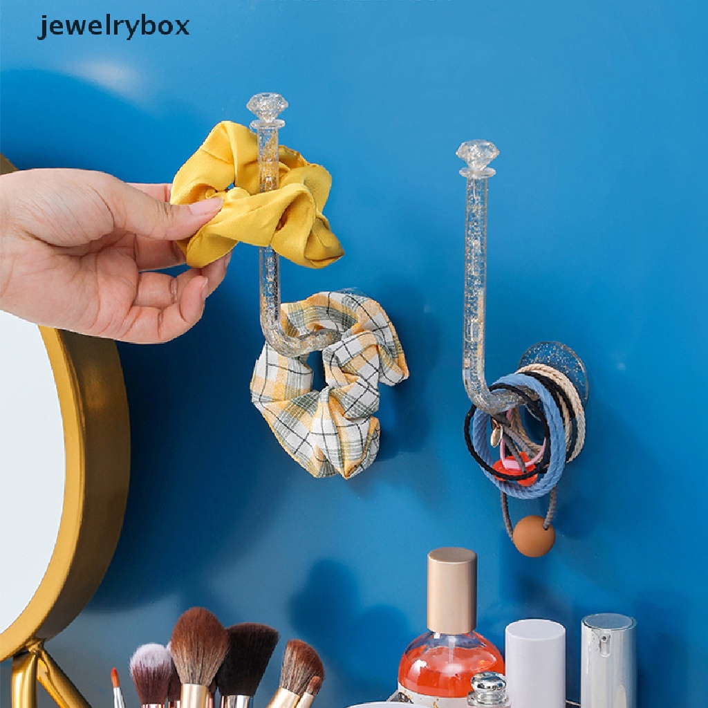 [jewelrybox] Gantungan Kalung Yang Dipasang Di Dinding Rumah Penyimpanan Organisasi Rambut Hoop Gelang Perhiasan Organizer Kait Untuk Kamar Tidur Kamar Mandi Butik