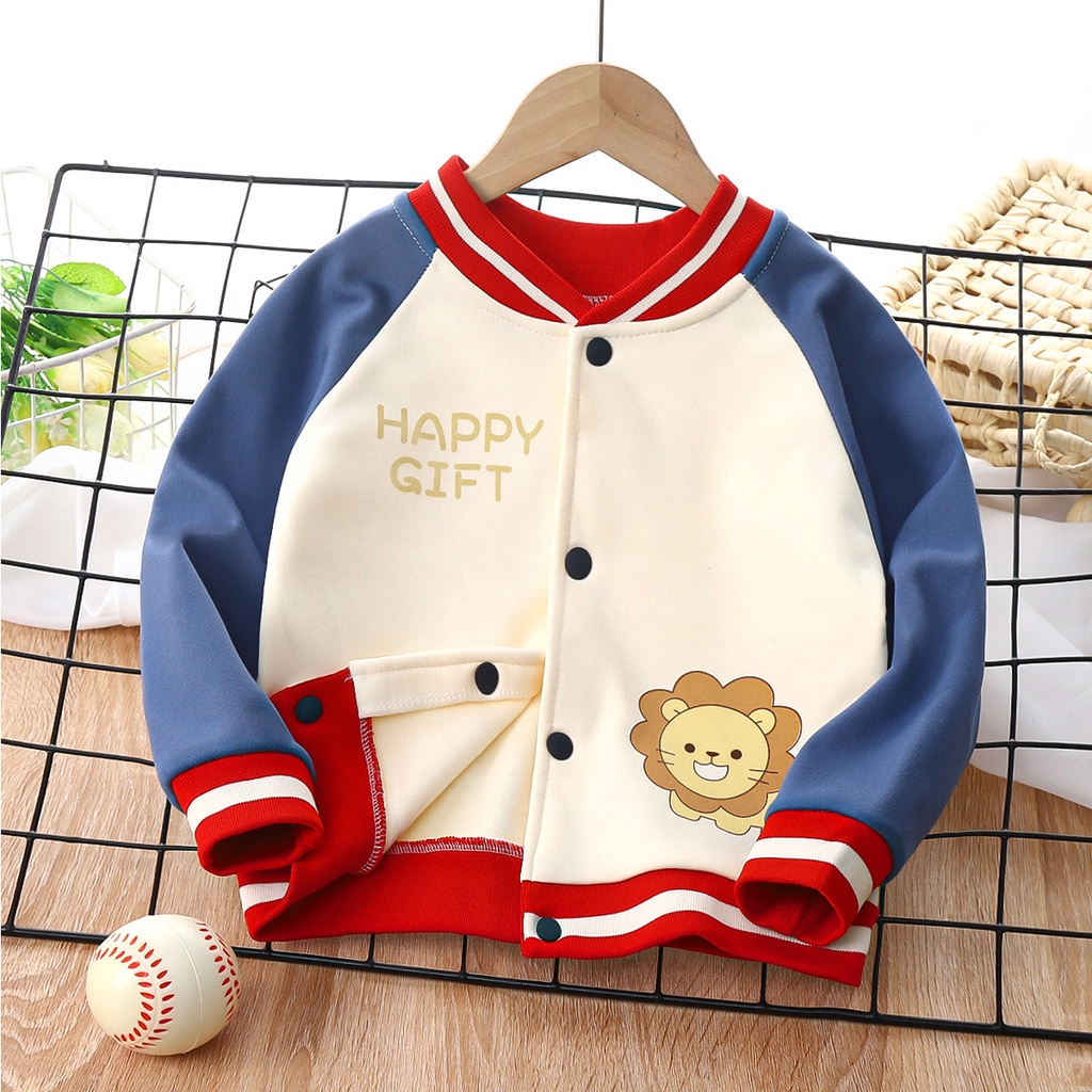 ByKiddos - Jaket Anak Unisex / Jaket Baseball Import / Jaket Impor Anak Laki- laki Kualitas Premium