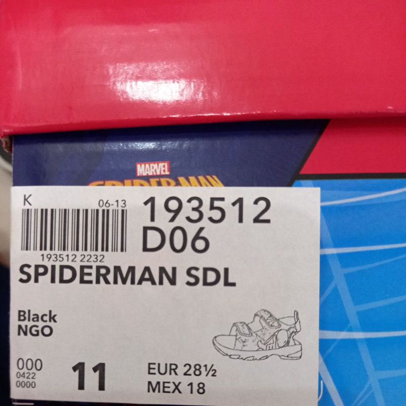 Sandal Marvel Spiderman SDL 193512