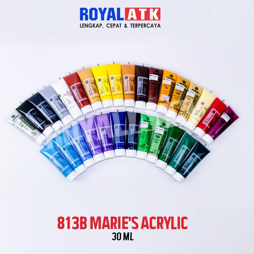 

Q27 Cat Acrylic Meries / Akrilik Maries 813B 30 ml Warna Campur BEST SELLER を