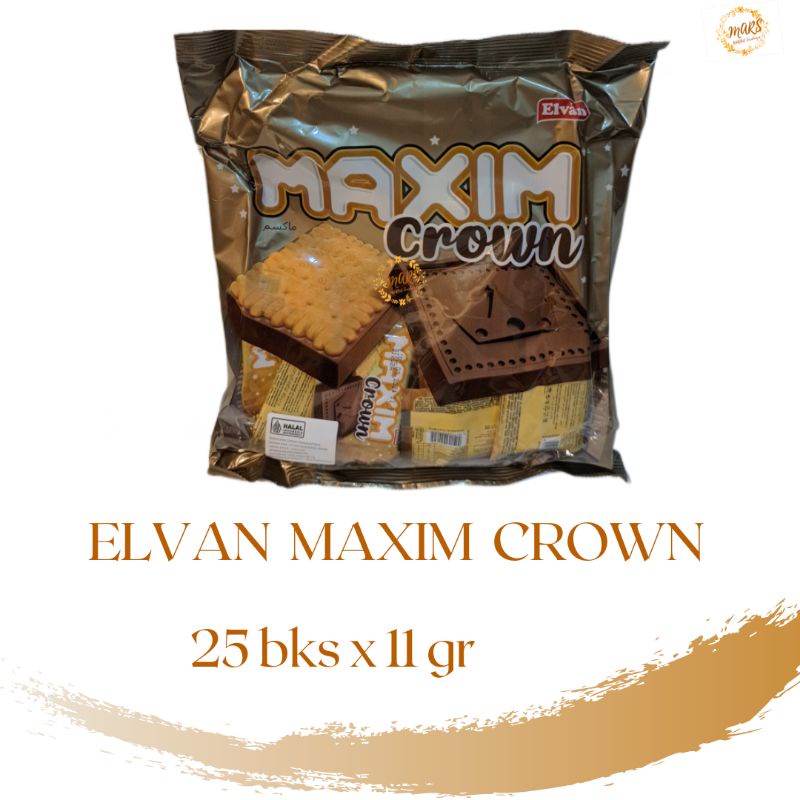 

Elvan Maxim Crown chocolate 25 bks x 11 gr