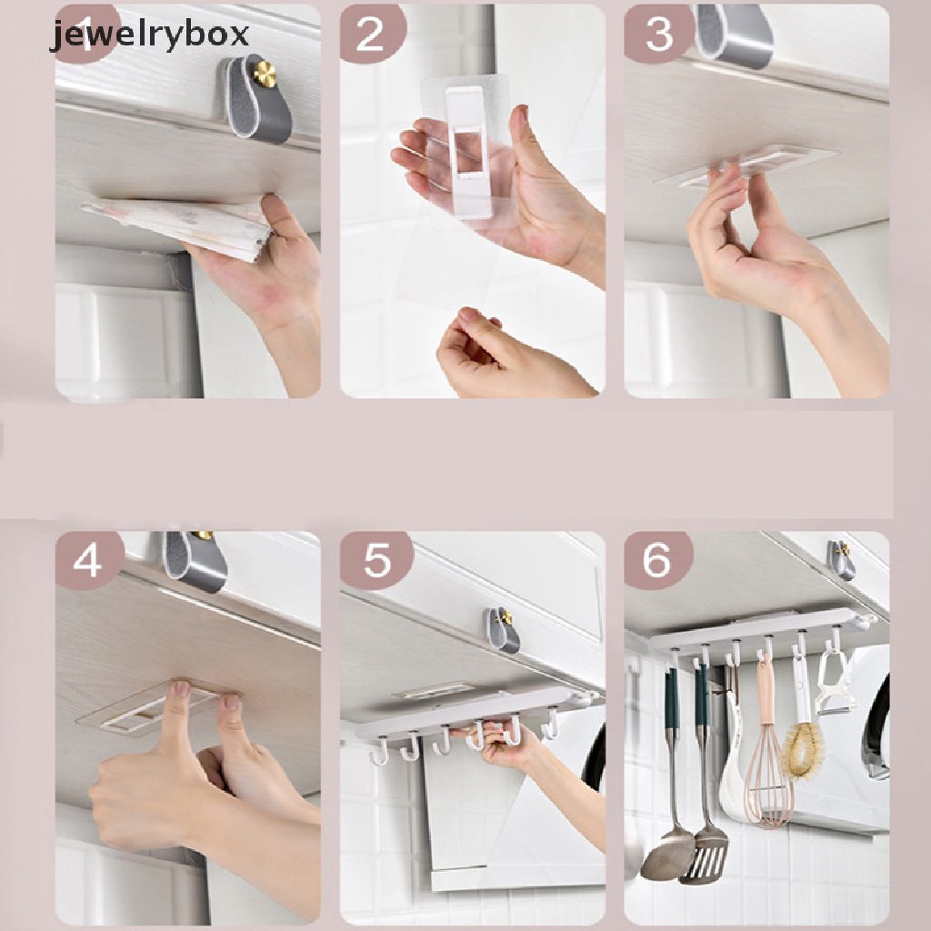 [jewelrybox] Push-pull Telescopic 6kait Kait Dapur Lemari Rak Penyimpanan Shelf Organizer Butik